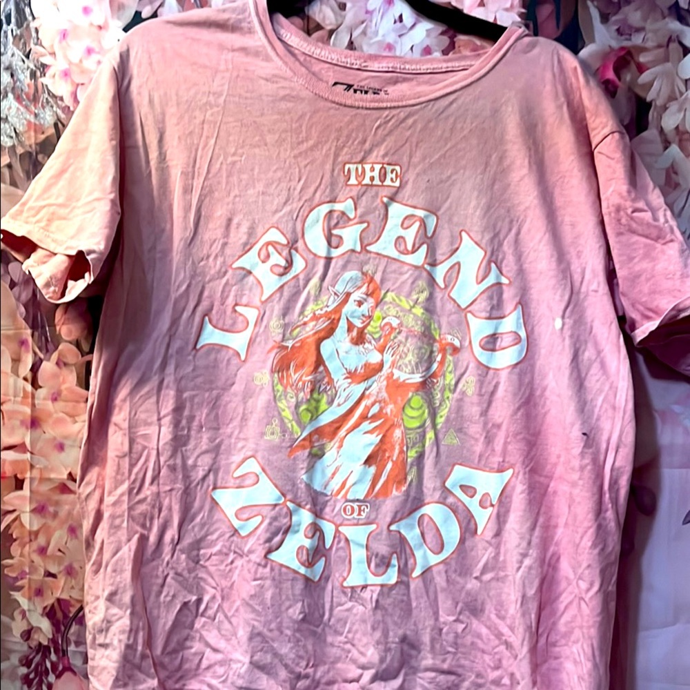 Pink Legend of Zelda T-Shirt